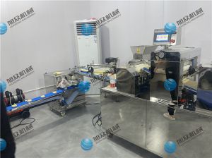 寧波廖老板酥餅機生產(chǎn)線已調(diào)試完畢，已投入生產(chǎn)
