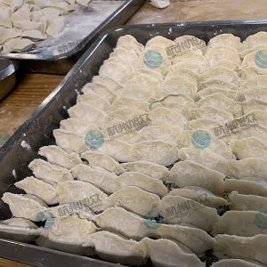 仿手工包餃子機(jī)大小均勻老客戶反饋！