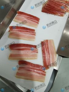 多功能熟肉切片機(jī)，切2mml臘肉片片厚薄均勻效果贊!